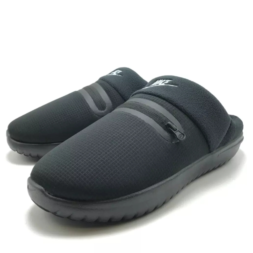 MEN'S NIKE Burrow Black/Metallic Silver/Black Slip On Shoes - Picture 3 of 13